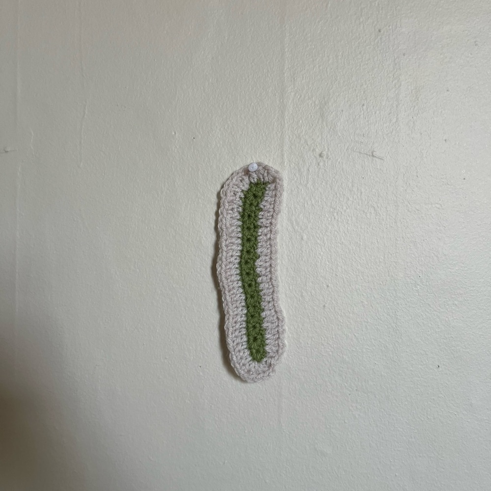 Handmade crochet bookmark